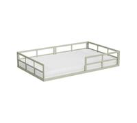 VitaliSpa Lit pour Enfant Minno, Grège, 120x200 avec Matelas