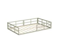 VitaliSpa Lit pour Enfant Minno, Grège, 205x125cm sans Matelas