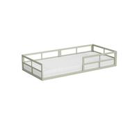 VitaliSpa Lit pour Enfant Minno, Grège, 90x200 avec Matelas