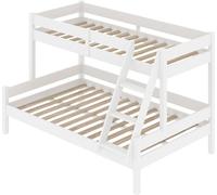 Vitalispa lit superposé Everest, 140x200 / 90x200 cm, Blanc