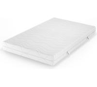Vitalispa Matelas en mousse froide , 140 x 200 cm 20 cm de hauteur, Blanc