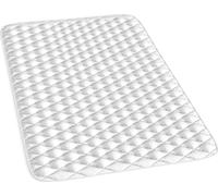 Vitalispa Protège-matelas , 140 x 200 cm Lavable jusqu'à 60°C, adapté au sèche-linge, Blanc