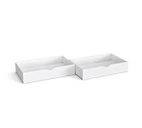 Vitalispa Tiroir à roulettes Everest, 98 x 56 cm Set de 2, Blanc