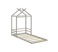 VitaliSpa Vicco Lit cabane Roofy, Grège, 90x200