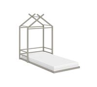 VitaliSpa Vicco Lit cabane Roofy, Grège, 90x200