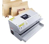 VitalisWorks Machine Automatique à sceller Les Sacs en Plastique, Machine à sceller à Bande Continue, scelleuse à Chaud de qualité Commerciale, scelleuse électrique de Sacs à collation 300W (110V)