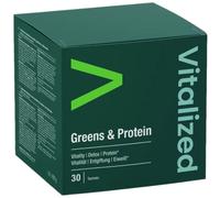 Vitalized Greens & Protein, Superfoods et protéines à base de plantes - 30 Sachets