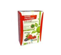 Vit'all+ Barre Protéinée Végan Bio Fruits Rouges 50g