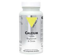 Vit'all+ CALCIUM Formes Bisglycinate et Citrate 100 comprimés sécables