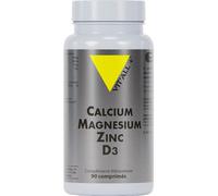 Vit'all+ Calcium Magnésium Zinc D3 90 Comprimés