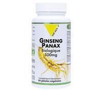 Vit'all+ Ginseng Panax 500mg Bio 60 gélules végétales