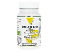 Vit'all+ Huile de Chia 500mg Bio 60 gélules végétales