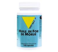 Huile foie de morue-100 capsules -Vit'all+