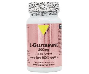 Vit'all+ L-Glutamine 500mg 60 gélules végétales