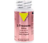 Vit'all+ L Tyrosine 500mg 60 Gélules Végétales