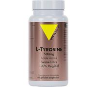 Vit'all+ L Tyrosine 500mg 60 Gélules Végétales