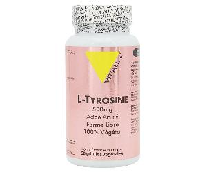 Vit'all+ L-Tyrosine 500mg Acide aminé forme libre 100% végétal - 60 gélules végétales