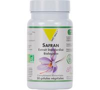 Vit'all+ Safran Extrait Standardisé Biologique 30 Gélules Végétales