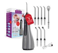 VITALmaxx douche buccale électrique 8 embouts hygiène bucco-dentaire nettoyag...