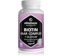 Vitamaze Biotin Hair Complex + Silica capsules pour de beaux cheveux sains 90 cps