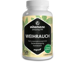 Vitamaze Frankincense High Dosage capsules aux extraits végétaux 120 cps