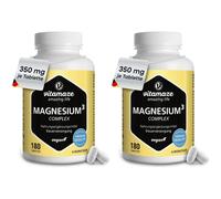 Vitamaze MAGNESIUM 350 mg Complexe citrate/oxyde/carbone végétalien Comprimé(S) 2x180 pc(s)