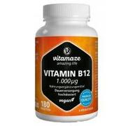 Vitamaze Complément alimentaire Vitamine B12 1000 µg – Végan – 180 comprimés