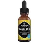 Vitamaze Vitamine D3 + K2 – Gouttes 1000 UI Végétarien 50 ml