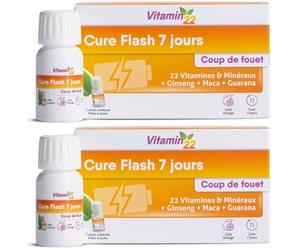 Vitamin 22 CURE FLASH 7 JOURS Ampoule(S) Buvable(S) 2x7 pc(s)
