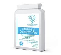 Vitamin B Complex Plus - Formule Méthylée Supérieure avec Choline, PABA et Inositol - Multivitamines B, Biotine et Folate Hautement Biodisponibles - 90 Gélules