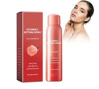 Vitamin C Makeup Spray Fixateur De Maquillage, 100 Ml Spray Fixateur De Maquillage Longue Durée Éclat Naturel Fixateur Maquillage Spray Hydratant Transparent, Spray De Finition, Léger, Fini Éclatant
