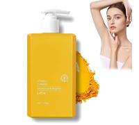 Vitamin c turmeric body lotion,lait eclaircissant anti tache gamme corps,Creme vitamine c,Crème pour le visage et le corps au curcuma et à la vitamine C, pour éliminer les taches brunes, hydratant