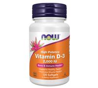 Vitamine D3 2000 IU (50mcg) 120 Softgels Now Foods