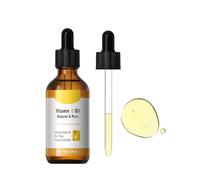 Vitamin E Oil,Huile de vitamine E pour cosmétiques, raffermit et repulpe la peau, anti-rides, anti-âge, gouttes de vitamine E bio pure contre tous types de rides, visage, ongles et cheveux (1)