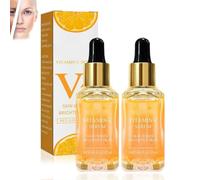 Vitamin E&Vitamin C Serum Visage Anti Tache,Enrichi en niacinamide, acide hyaluronique et rétinol,Tonique éclaircissant au VC pour la Peau,Sérum Correcteur de Taches Brunes pour le Visage (17mI, 2)