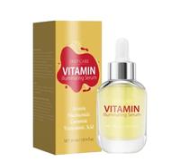 Vitamin Illuminating Serum for Face, Radiance Booster for Dull Skin, with Vitamin C & Hyaluronic Acid, Improves Uneven Skin Tone for All Skin Types (1pcs)