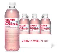 Vitamin Well Zero Raspberry - Sans sucre - Lot de 12