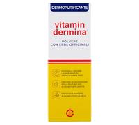 VITAMINDERMINA Poudre avec Herbes Officinales Dermopurifiant 100 g - Antimicrobien et Déodorant - Contraste la macération avec Vitamin Complex, Sauge, Romarin, Lavande et Thym