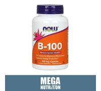 Vitamine B-100 Complexe 100 Vcaps B1,B2,B3,B5,B6,B12 Biotine & Acide Folique