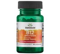 Vitamine B-12 avec acide folique, 1000mcg sublingual - 60 comprimés sublinguaux