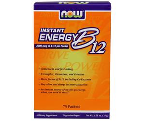 Vitamine B-12, Énergie instantanée - 75 sachets