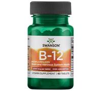Swanson Vitamine B12 Méthylcobalamine 5000 mcg - 60 Comprimés