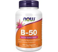 Vitamine B-50 mg 100 gélules végétales Now Foods