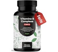 Vitamine B Complex - 200 Comprimés - Avec les 8 Vitamines Essentielles du Groupe B, Vegan & Produit en Allemagne - Complexe Vitamine B B1, B2, B3, B5, B6, B7, B9, B12)