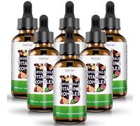 Vitamine B Complex - Complexe de Vitamine B Liposomale de 60 ML pour Soutenir le Système Immunitaire et Nerveux - Pack de 6