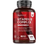 Vitamine B Complex Extra Fort + Vitamine C - 365 Comprimés Vegan