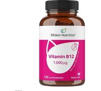 Vitamine B12 1.000 μg Comprimés à sucer végétaliens 120 pcs
