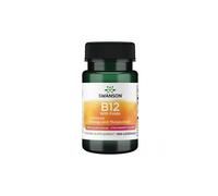 Vitamine B12 avec Folate 100 pastilles - Goût fraise Swanson Health Products