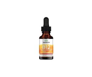Vitamine B12 Cyanocobalamine 1000 mcg - Fraise 59 ml Liquide Swanson Health Products
