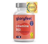Vitamine B12 Méthylcobalamine 1000µg par Dose, 400 Comprimés (+ 6 Mois), Hautement Dosée, Contribue à Réduire la Fatigue et Soutient le Système Nerveux, 100% Végétalien et Sans Additifs